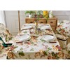 HeichkelL Country House Style Washable Cotton Tablecloth Printed Rectangular Tablecloth