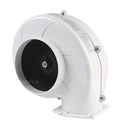 SEAFLO Flange Mount Bilge Air Blower 320CFM Boat Ventilation Marine 12V 4"