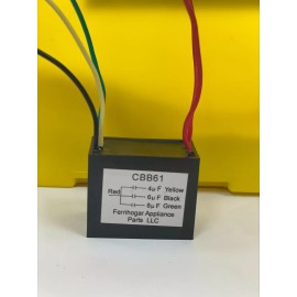 ferrihogar NEW!! Ceiling Fan Run Capacitor 4uf+6uf+8uf 250vac 5 Wires 50/60 Hz CBB61