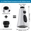Universal Kitchen Faucet Head Replacement with 15 Adapter Kit Compatible