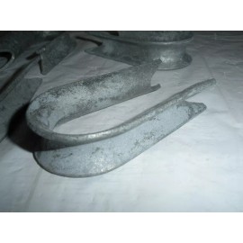 Rohn HEAVY DUTY 7/16” GALVANIZED GUY WIRE ROPE THIMBLE OPEN EYE ROHN TOWER