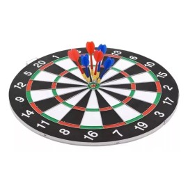 KFMX Tiro Al Blanco Juego De Dardos Tablero 6 Dardos
