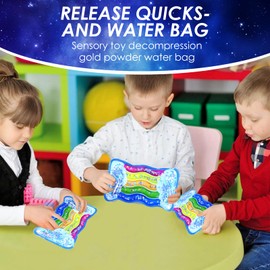 Autism Sensory Squeeze Toys , Stress and Anxiety Relief Squishy Tubes , Toys for Autistic Children,Sensory Fidget Toys for Kids with ADHD, Autism, Special Needs , Tactile Therapy Toys for Focus and C