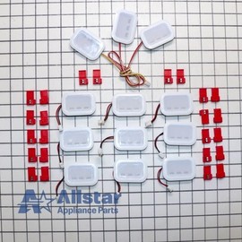 Allstar Appliance Parts W11683243 Refrigerator LED Light Module Kit