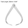 uxcell Inside Outside Calipers 250mm Firm Joint Stainless Steel Measuring