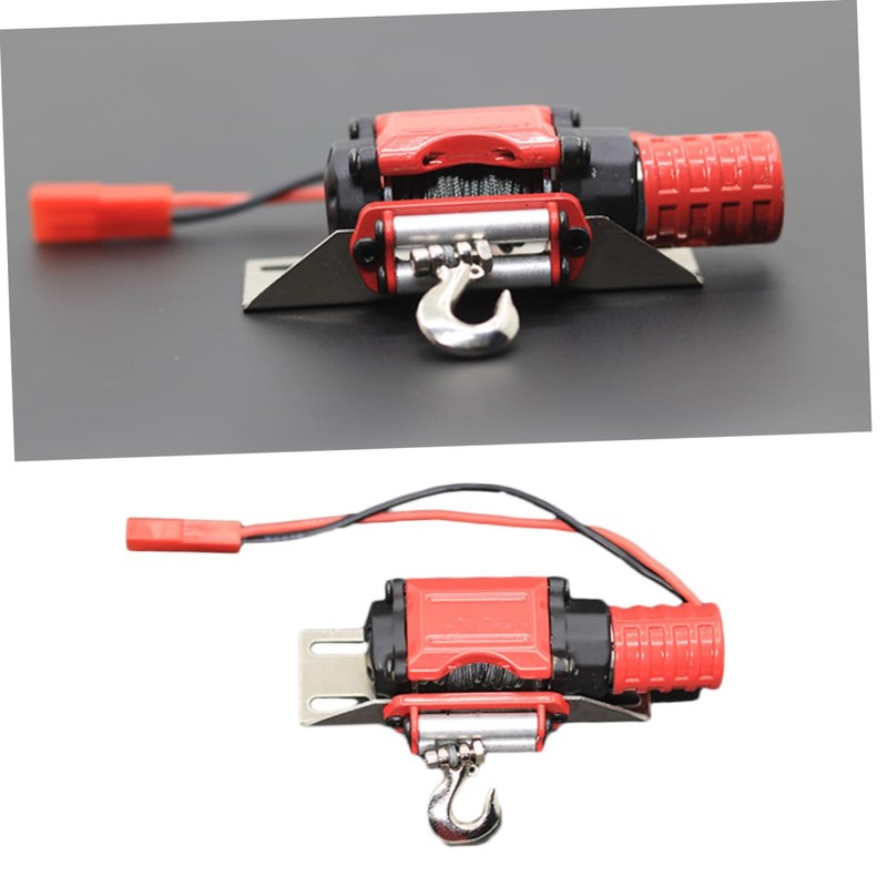BUGUUYO Rc Car Winch Crawler Winch for Scale High Simulation