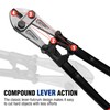 WORKPRO W017006A Bolt Cutter, Bi-Material Handle with Soft Rubber Grip,