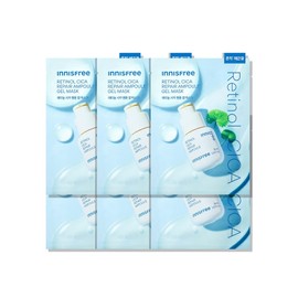 Innisfree 레티놀 시카 흔적 앰플 겔 마스크 23mL [흔적 매끈결] 6매 Retinol Cica Spot Ampoule Gel Mask 23mL [Smoothing Marks] 6 Sheets