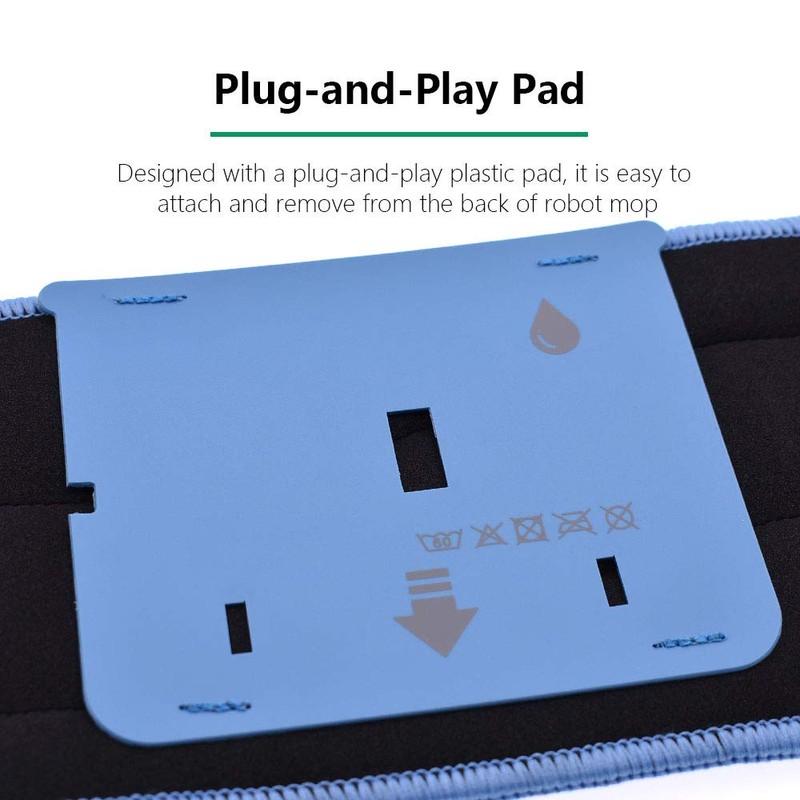 Neutop Wet Washable Reusable Mopping Pads Replacement Compatible with iRobot