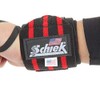Schiek Wrist Wrap, 24 Inches, Free Weight Training Use, red