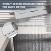 NiHome Extendable Over Sink Kitchen Organizer, Small Telescopic Brush Storage