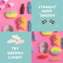 Sweet and Sour Swedish Candy, 1 lb, Original Swedish Candy straight from Sweden, Bubs Swedish Candy, Gummy Candy, Bubs Candy, Christmas candy, Sweet and Sour Candy Mix
