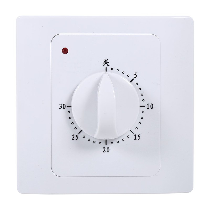 Visual 30 Minute Countdown Timer, AC 220V 10A Countdown Timer