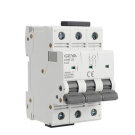 VVQQFGXN MCB 750V DC MCB 80A 100A 125A Mini Circuit Breaker Direct Current for Solar System Din Rail(100A)