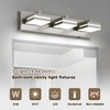 Joossnwell Brushed Nickel Vanity Lights for Bathroom Light Fixtures (3-Light,