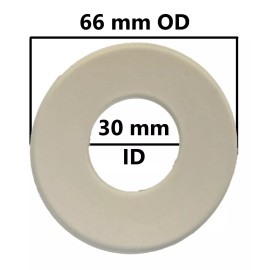 NUFLUSH American Standard Flush Valve Seal 7381042-0070A 66mm 30mm (2 & 5/8 by 1 & 3/16)