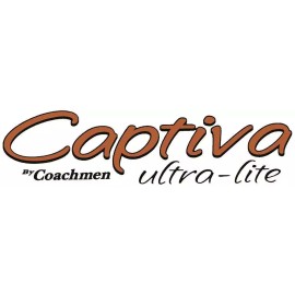 Whitney CAPTIVA By Coachmen UltraLite RV LOGO Decal Graphic  Trailer Lettering 39" X10"