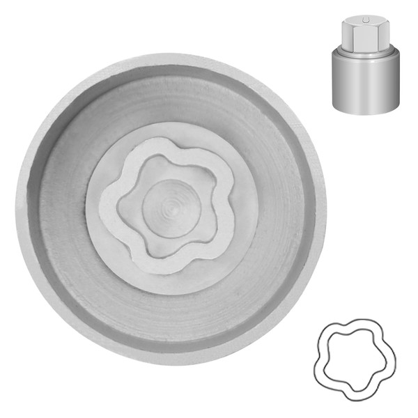 JEUCLEL Type U Wheel Locking Nut Key Compatible with Land