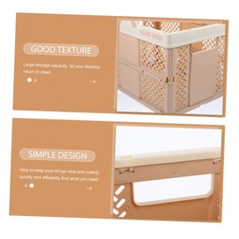 KONTONTY Camping Folding Storage Box Multi-Function Home Storage Bins Portable Picnic Basket Small Baskets for Fruits Toys Cosmetics