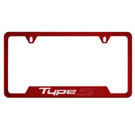 MVP Red License Plate Frame for Acura Type S, TypeS