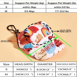 Dog Hat Sun Hat, Breathable Waterproof Design Baseball Cap Trucker Hat Dog Hats for Small Medium Large Dogs with Ear Holes Adjustable Drawstring (Animal Park, Medium)