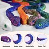3D Printed Snake, 3d Printed Fidget Toy, Flexible Articulated Snake