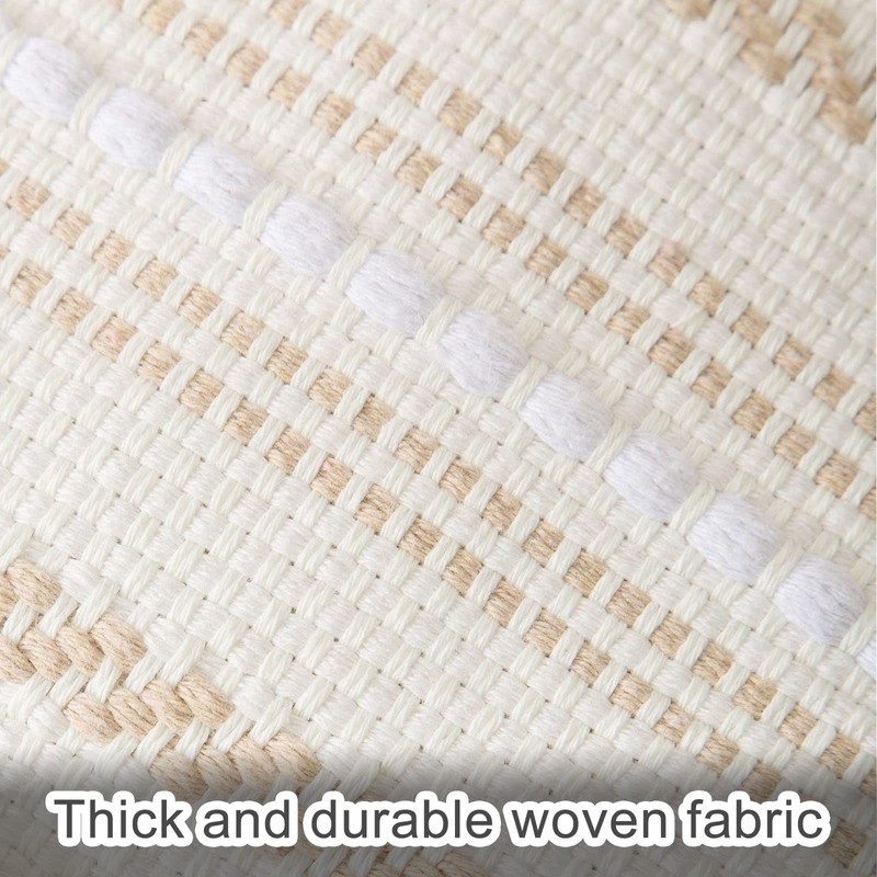 decorUhome Boho Khaki Cushion Covers 45x45cm Set of 2, Decorative