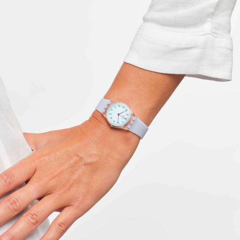 Swatch CASUAL BLUE LK396 Women's Watch, Watch Water Resistant, Standard