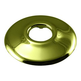 Westbrass D129-01 1/2" IPS Sure Grip Low Pattern Flange, 1-Pack, Polished Brass