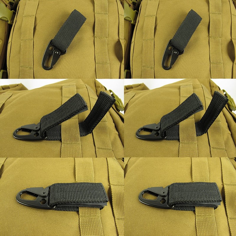 Generic セルフ ロック 登山 ロック クライミング カラビナ (ブラック)