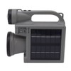 Solar Flashlight Handheld LED Spot Light Flashlight with Dual Side