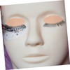 FOMIYES 3 Pairs Lash Practice Eyelids Removable for Lash Mannequin