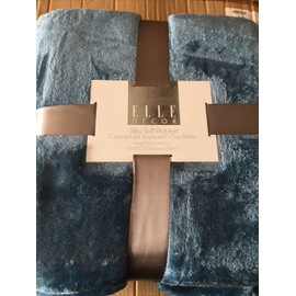 Elle Decor King Blanket Silky Soft Plush Warm - Agean Blue - 90” X 102”