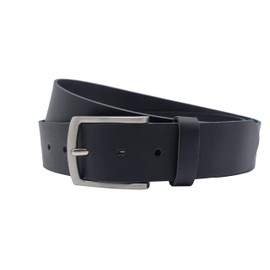 Nk Belt 4 cm Black Full Cowhide Leather Denim Belt for Men and Women 80 cm - 145 cm, black