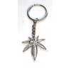 AXLorange Keyring Weed Silver, silver, M