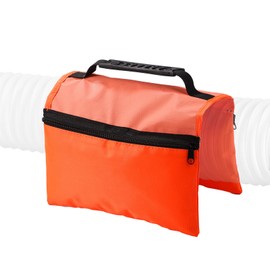 RV Sewer Weight Bag, RV Sewer Hose Support Device Hose Weights Bag Hold down Prevents Waste Lines from Dislodging Reduces Accidental Spillage for Camper Trailers (Orange)
