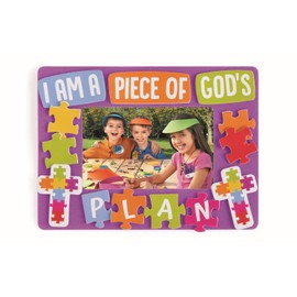 I AM A PC of God's Plan PIC Frame MAG CK - Craft Kits - 12 Pieces