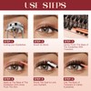 Higu clace Lash-Clusters 480pcs Eyelash-Clusters 4 Styles Wispy-Lash-Clusters Mixed 10-18MM,
