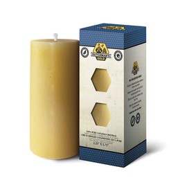 Dutchman's Gold Handcrafted Beeswax Pillar Candle (Tall)