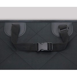 Best Pet Supplies Water Resistant Back Seat Cover for Dogs with Protective Pouch | Nonslip Backseat Protector for Cars, SUVs & Trucks (Black), 58 * 54, CS210-BK