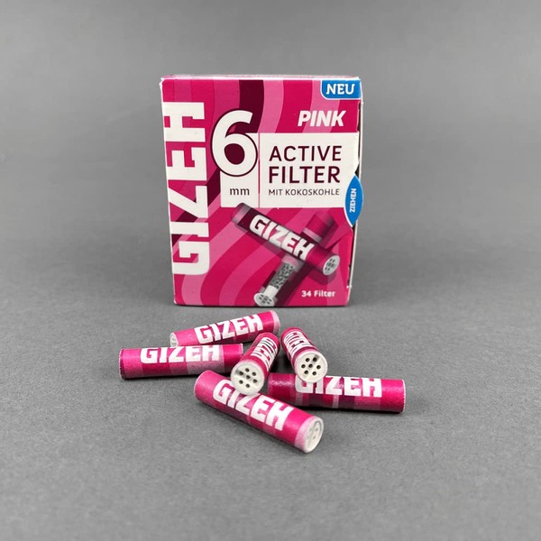 CHILLHOUSE Gizeh Pink Active Filter, Pack of 34