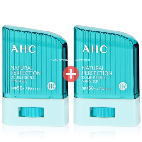 [ 1+1 ] AHC Natural Perfection Double Shield Sun Stick 14g SPF50+ PA++++