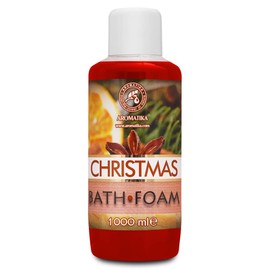 Bath Foam Christmas - 1000 ml - Bath Foam with Essential Oil - Aromatherapy Bath - Body Care - Good Sleep - Bathing - Relaxation - Bath Additive - Foam Baths