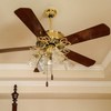 8 Pieces Ceiling Fan Pull Chains Extender Wooden Pendant Pull