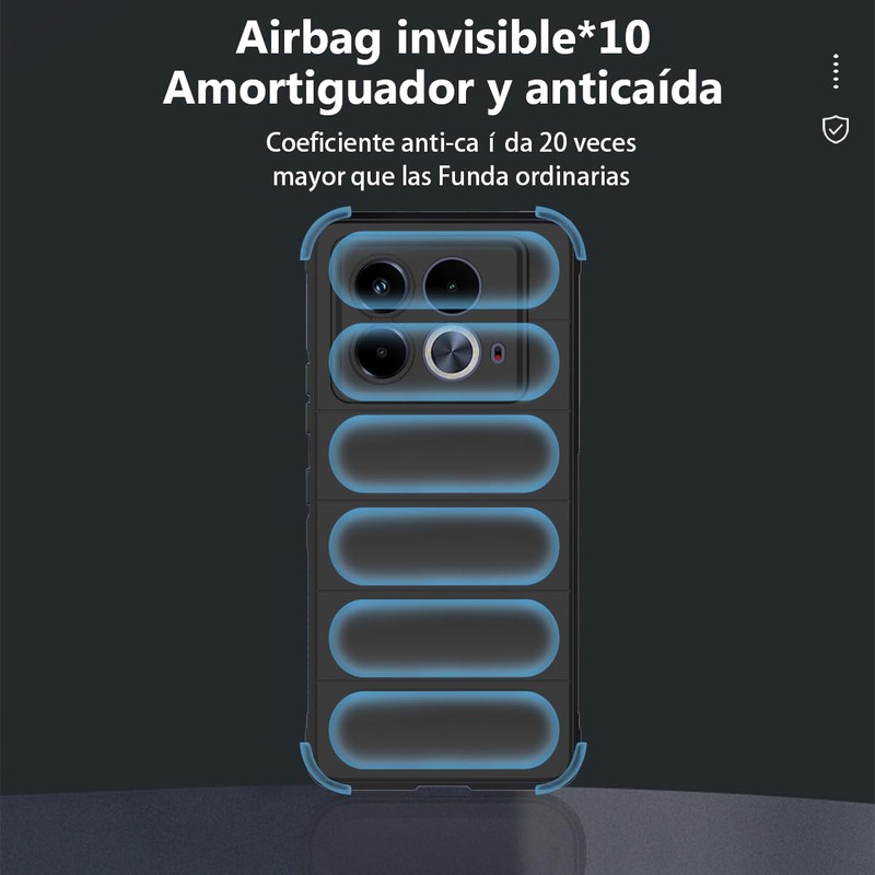 QWYJ Funda para Infinix Note 40 5G Case Uso Rudo,