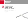 NOOR Nylon Cable Ties, 7.5 x 200 mm, Transparent and