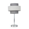 MiniSun Modern Polished Chrome Touch Bedside Table Lamp with a
