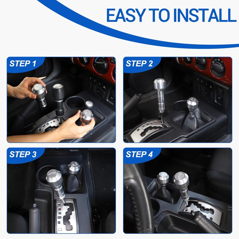 Fgtagtal Compatible with Toyota FJ Cruiser 2007-2021 Car Gear Shifter