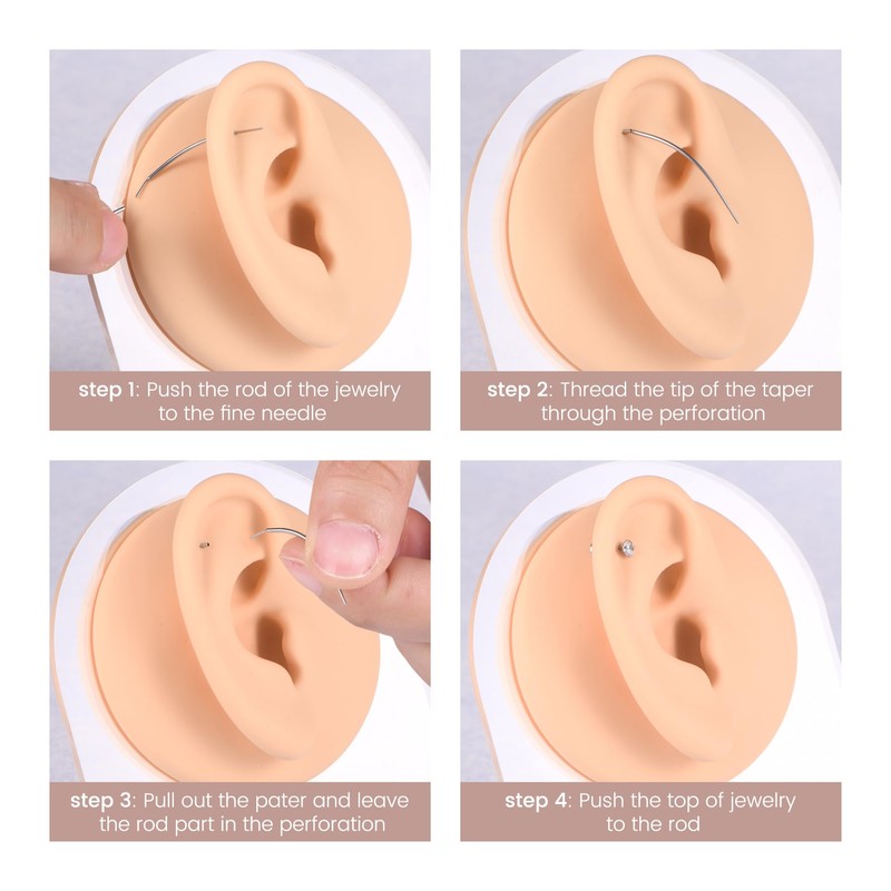 QWALIT QWALIT Piercing Taper Threadless Piercing Changing Tool Piercing Taper