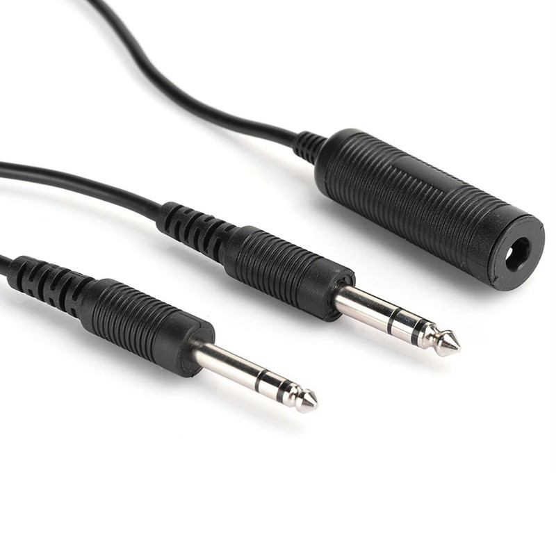 Helicopter to General Aviation Headset Adapter Cable - David Clark